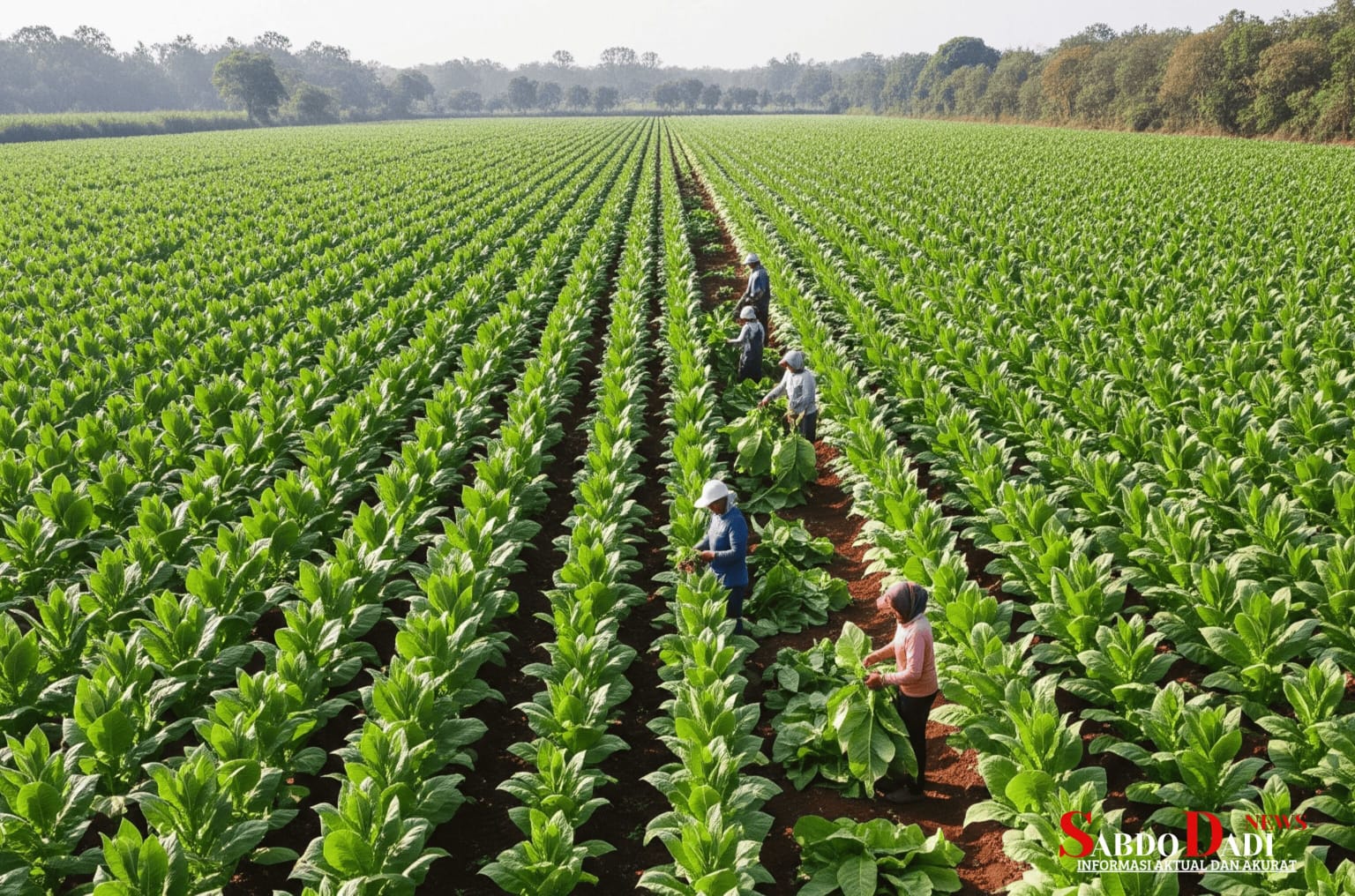 Ilustrasi Kebun Tembakau (Foto: Redaksi)